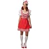 Rubies 1 3548/009 38 - Kost�m Dirndl Gr��e 38, rot