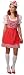 Rubies 1 3548/009 46 - Kostüm Dirndl Größe 46, rot