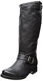 FRYE Women's Veronica Slouch Boot: Wide Calf, Black Calf Shine Leather Wide Calf, 8.5 M US