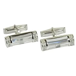 Gift for Him Mens Accessory Sterling Silver Cufflinks (cflng249)
