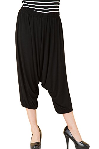 (Goldjapan)ゴールドジャパン 大きいサイズ レディース サルエル クロップド パンツ サルエルパンツ クロップドパンツ ウエストゴム ストレッチ パンツ ズボン 長ズボン 伸縮性 伸びる 足長 美脚 カジュアル ジム ヨガウェア ヨガウエア ヨガパンツ ダンス フィットネス Lサイズ LLサイズ L LL 2L 3L 4L 5L 6L XL XXL 11号 13号 15号 17号 19号 21号 goldfit-003