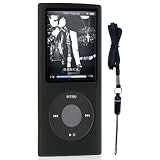 Black Color Apple iPod nano 4G (4th Generation) Silicone Skin Case with Black Armband & Black Color Lanyard