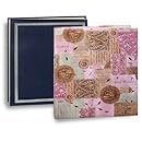 Embossed Postbound Album 11-Inches, by-14-Inches, Assorted Designer &amp; Solid Color Covers