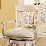 Swivel Bar Stool by Hooker Furniture - Antique White and Cherry (479-75-360 ....