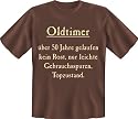 bedruckte Geburtstags T Shirts " Oldtimer 50 !!! " Gr&ouml;&szlig;en S - XXL
