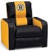 DreamSeat Boston Bruins NHL Leather Recliner