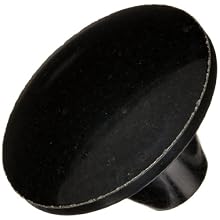 DimcoGray Black Phenolic Push-Pull Knob Female, Brass Insert: 3/8-16" Thread x 1/2" Depth, 1-13/16" Diameter x 1-3/16" Height x 5/8" Hub Dia x 7/8 Hub Length (Pack of 10)