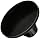 DimcoGray Black Phenolic Push-Pull Knob Female, Brass Insert: 3/8-16" Thread x 1/2" Depth, 1-13/16" Diameter x 1-3/16" Height x 5/8" Hub Dia x 7/8 Hub Length (Pack of 10)