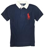 Polo Ralph Lauren Custom-Fit Mesh Solid Rugby Polo Shirt, Newport Navy