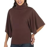 Mossimo Black: Kimono Cowl Neck Sweater - Aroyo Brown