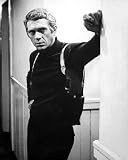 STEVE MCQUEEN 24X36 B&W POSTER PRINT