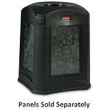 Rubbermaid Black Landmark Series Funnel Top Frame w/ Rigid Liner