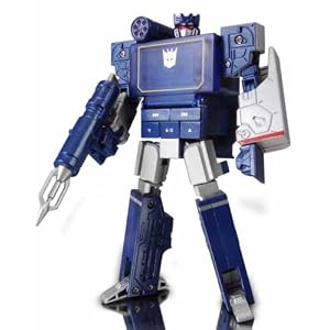 Amazon.com: Transformers Takara Music Label MP3 Player Soundwave [Blue ...