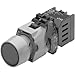 "EAO 704.002.4 LED; Yellow (Lens), Light-Grey (Front Ring); 22.5 mm; Screw"