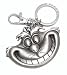 Cheshire Cat Pewter Keychain