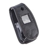 Wireless Technologies Leather Case with Leather Wrapped Belt Clip for Samsung C417