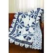 Sapphire Wedding Ring Quilt Throw Size Quilt Throw Blanket