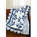 Sapphire Wedding Ring Quilt Throw Size Quilt Throw Blanket