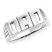 Sterling Silver Solid Dad Ring