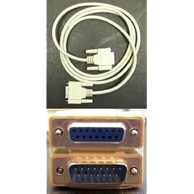 6 Ft 15-Pin DB15 Male to Female Straight Through Extension Cable (Joystick Midi Mac) by STSI