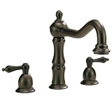 Belle Foret Tumbled Bronze 8 Bath Sink Lav Faucet