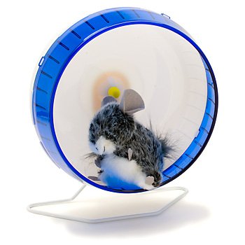 Super Pet Chinchilla 12-Inch Giant Silent Spinner Exercise Wheel, Colors Vary