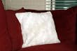 Alpaca Fur Pillow - White [Health and Beauty]