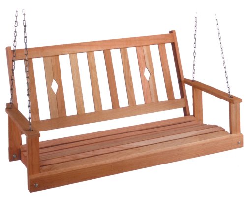 Diamond Back 5ft. Oak Porch Swing