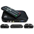 Portable Full 1080P HD Media Player 3 OUTPUT HDMI VGA AV, USB SD HDD Digital INPUT