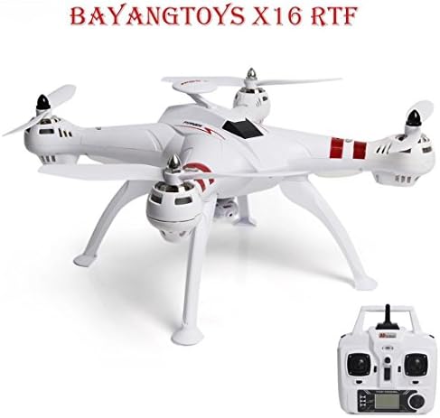 Flymemo X16 RC Quadcopter Brushless 2.4G 4CH 6Axis Gyro Altitude Hold Mode RC Quadcopter RTF with 2MP Camera - White