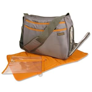 Trend Lab Ultimate Diaper Bag Gray/Orange