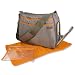 Trend Lab Ultimate Diaper Bag, Gray/Orange
