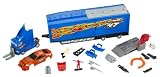Mattel R5485-0 – Hot Wheels Custom Motors Tuning Rennwagen-Transporter