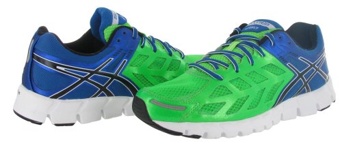 ASICS Men's GEL-Lyte33 Running Shoe,Apple Green/Black/Bright Blue,10.5 M US Review