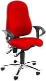 TOPSTAR SI59U G21 B&uuml;rodrehstuhl Sitness 10 rot mit h&ouml;henverstellbaren Armlehnen