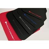 Rally Armor 2011 STI & WRX Sedan UR Mud flap, black w  red logo by Rally