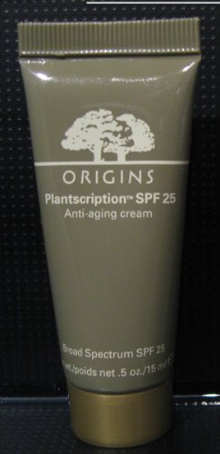 Origins Plantscription SPF 25 Anti-Aging Cream 0.5 oz /15 ml - tube travel size, no box