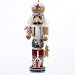 Club Pack of 12 Gingerbread Kisses Wooden Nutcracker Christmas Ornaments 5"