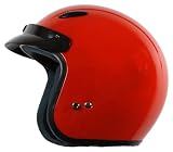 Vega X-280 Red Large Jr. Open Face Helmet