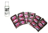 Durex Avanti Super Thin Premium Non-Latex Polyurethane Condoms Lubricated 108 condoms Liquid Silk 50 ml Lube Personal Lubricant Economy Pack