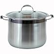Joycook Stainless Steel Stock Pot w/Glass Lid 15QT
