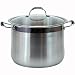 Joycook Stainless Steel Stock Pot w/Glass Lid 20QT image 3