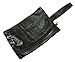 Black Leather Safety Money Belt (Folds Inside Trousers) Travel Accessory Gift - A