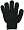 Bath Accessories Bathing Gloves Black