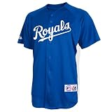 MLB Kansas City Royals Replica Batting Practice Home Jersey