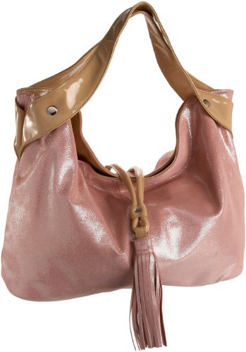 SONDRA ROBERTS NEW YORK Zoe Metallic  Satchel