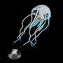 k�nstlich Plastik Quallen 15cm Jellyfish Aquarium Dekoration blau