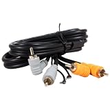 BRAND NEW HOSA CRA-201DJ DUAL RCA - RCA + GROUND 3 FOOT CABLE
