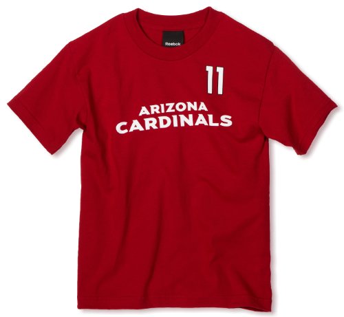 NFL Boys' Arizona Cardinals Larry Fitzgerald 8-20 Name & Number Tee Shirt (Red, X-Large)