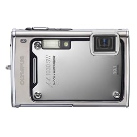 Olympus Mju 1030SW Digital Camera - Platinum Silver (10.1MP, 3.6x Digital Zoom) 2.7 inch LCD